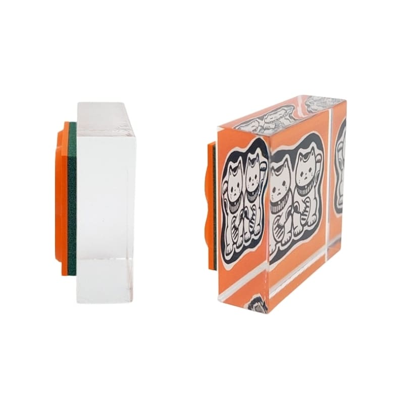 Japanse postzegel Maneki Neko door Tomikohan