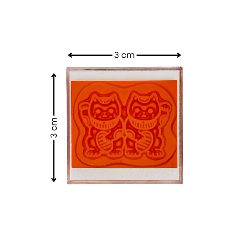 Japanse postzegel Maneki Neko door Tomikohan