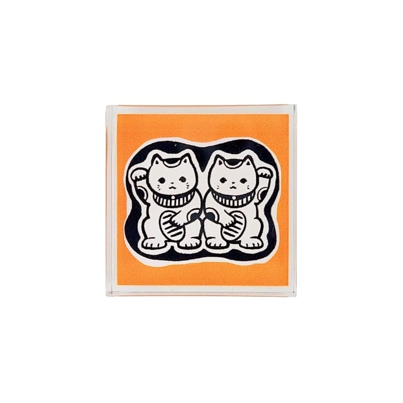 Japanse postzegel Maneki Neko door Tomikohan