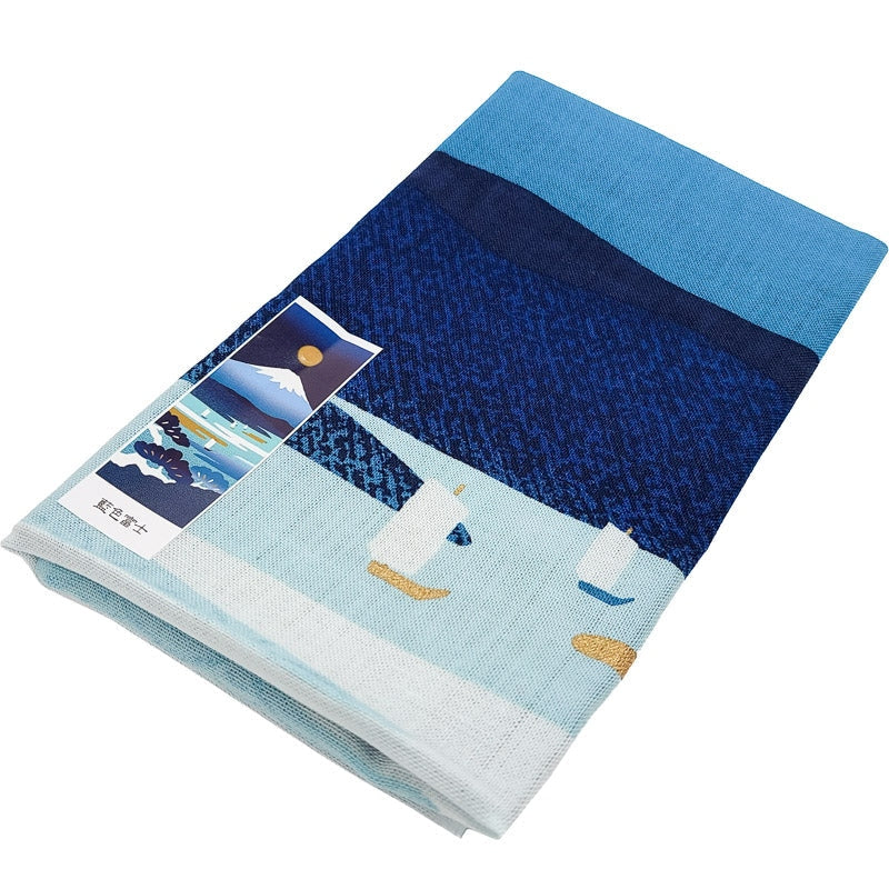 Tenugui - Indigo Fuji