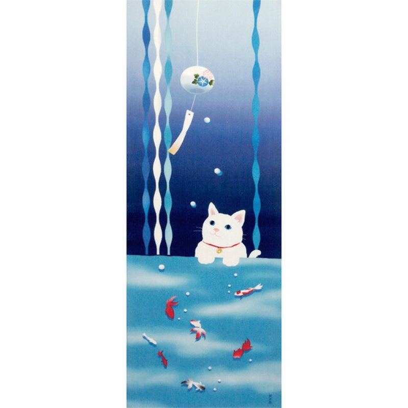 Tenugui - Summer Cat