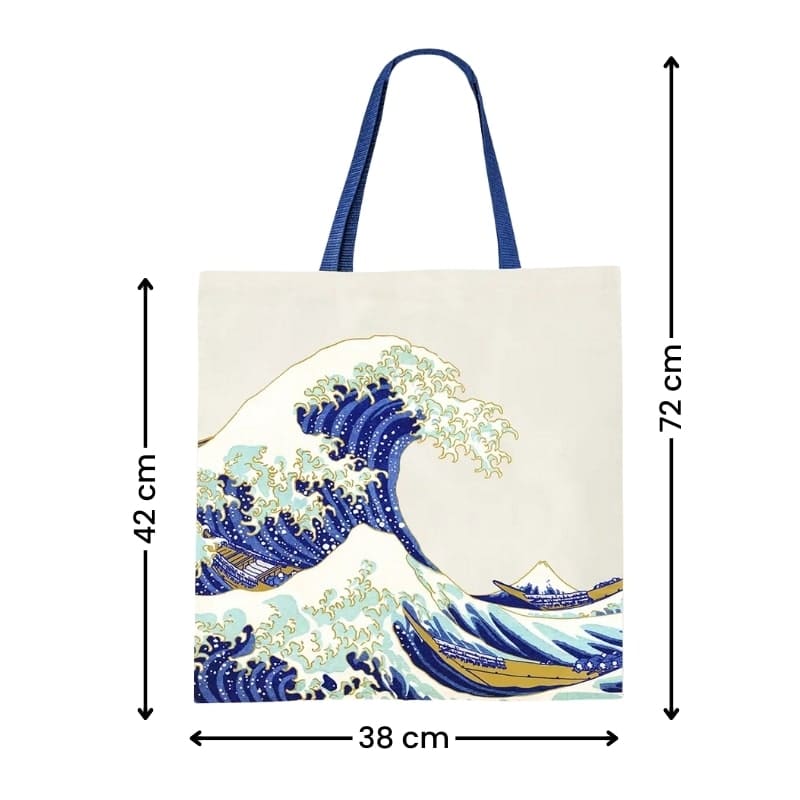 Grote golf van Kanagawa draagtas
