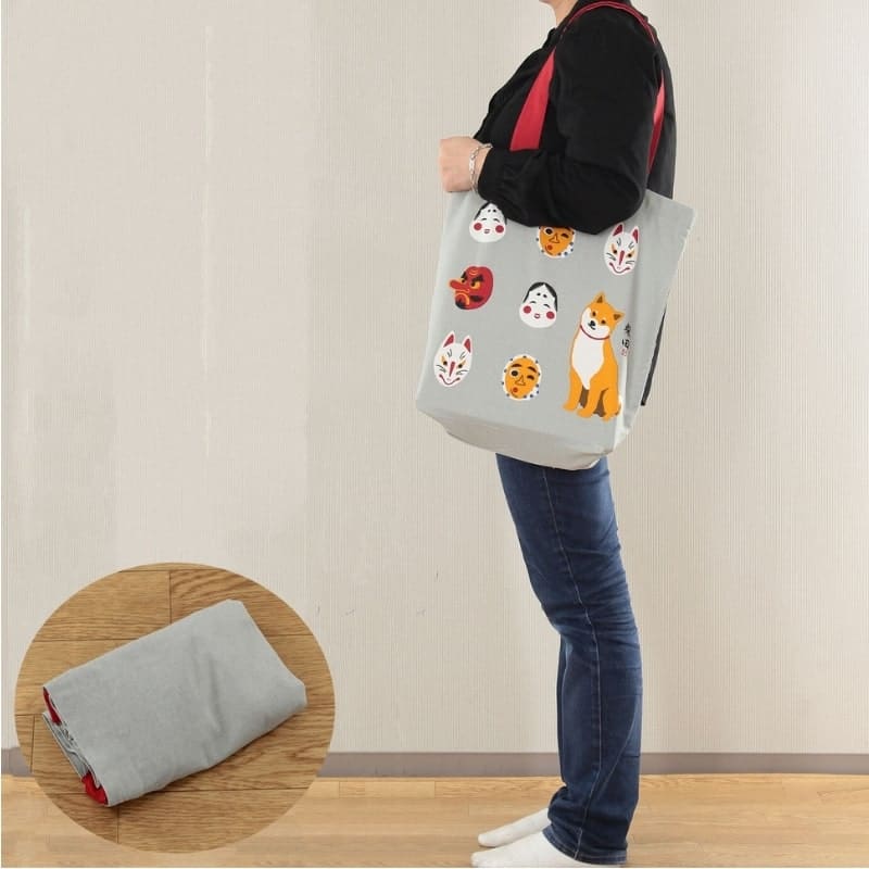Tote Bag - Grijs Omote to Shiba