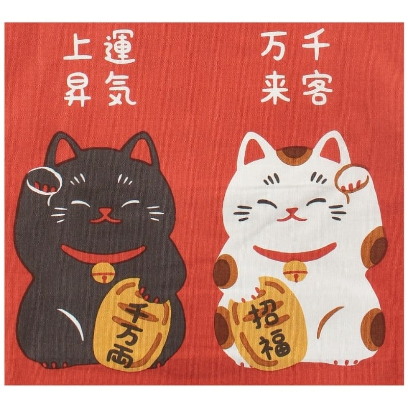 Tote Bag - Rood Maneki Neko Shōfuku