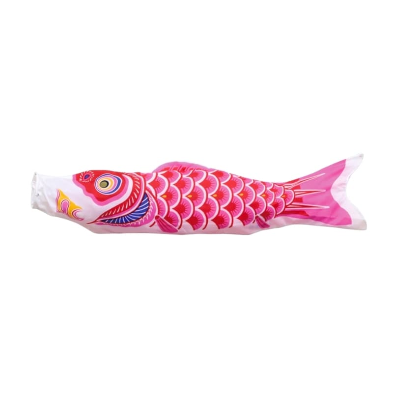 Traditionele Japanse Koinobori Roze - 100 cm