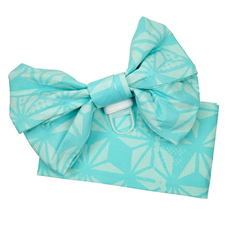 Turquoise Traditionele Obi Riem