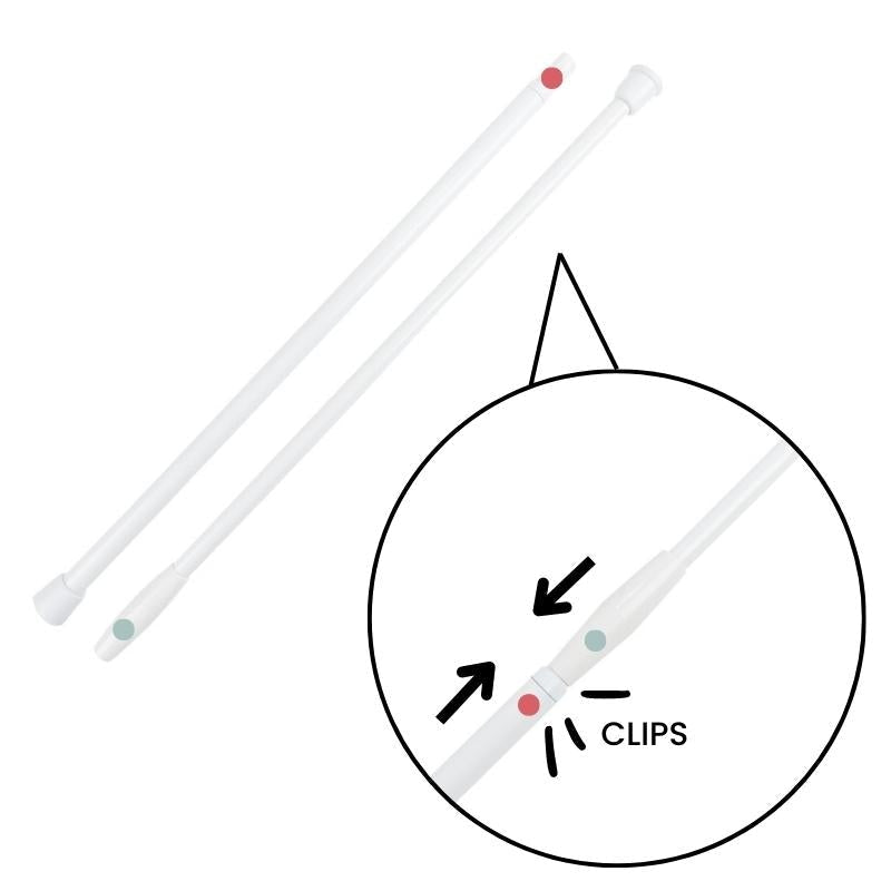 Verstelbare Stang Voor Deurgordijn 40-105 cm