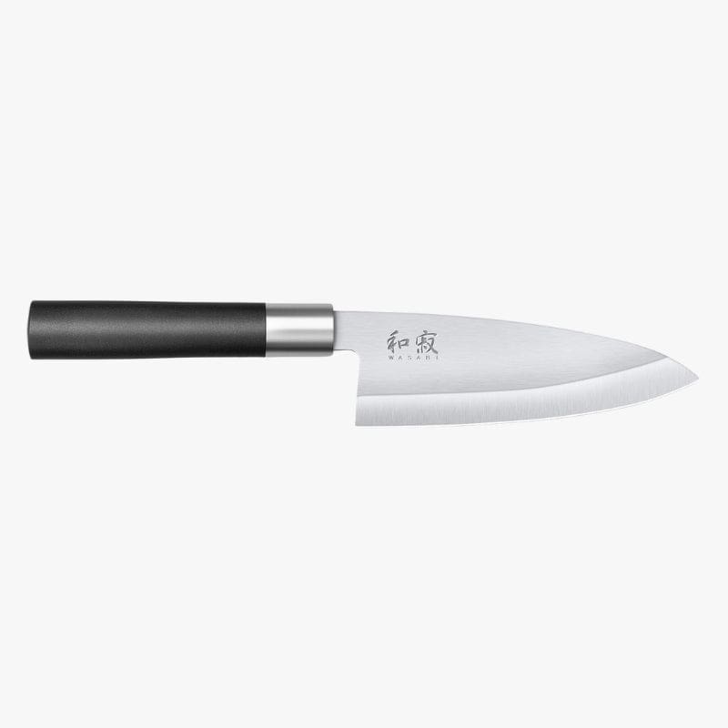 Wasabi Black Deba Mes – 15 cm