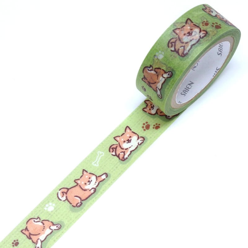 Japanse washi tape Shiba Inu