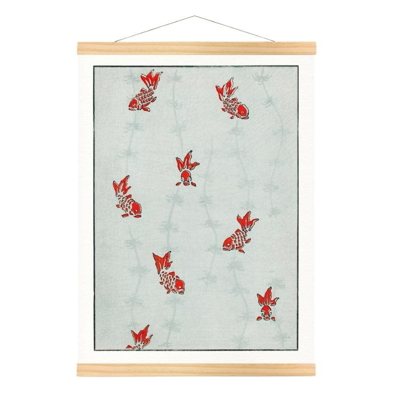 Watanabe Seitei Prent - Vis A3