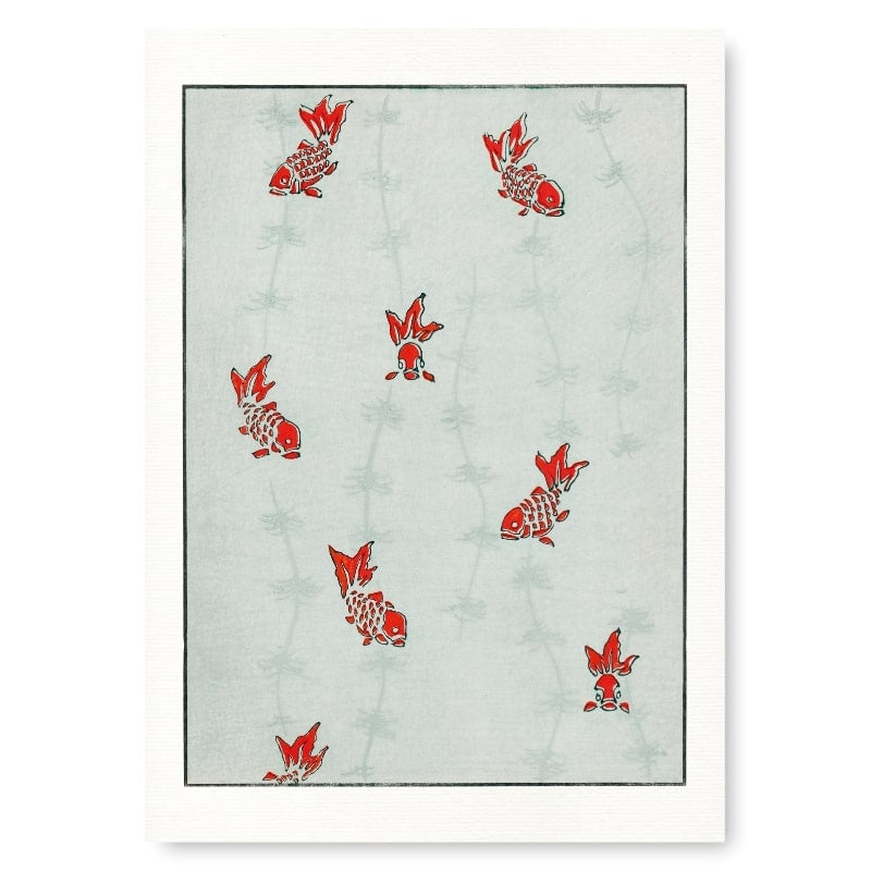 Watanabe Seitei Prent - Vis A3