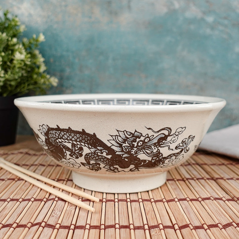 Witte Japanse Ramen Kom