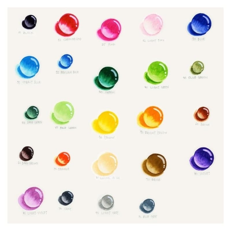 ZIG Brushpennen - Set Van 24