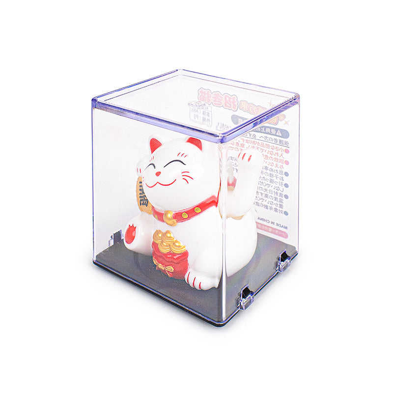Zonne-energie Bewegende Maneki Neko Kat - Fortuin