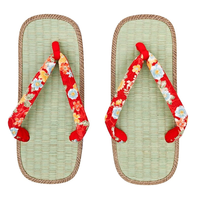 Akai Hanao Japanse Zori voor dames - M