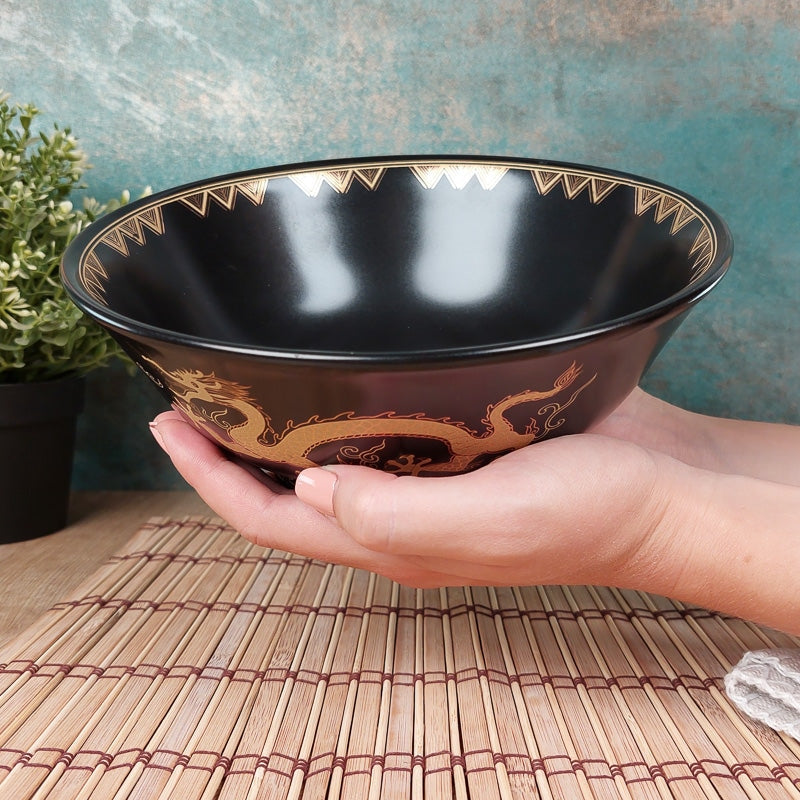 Zwarte Japanse Ramen Kom