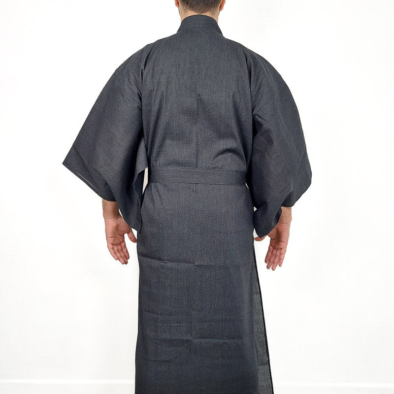 Zwarte Yukata Heren