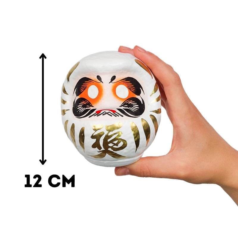Grote witte daruma - 12 cm