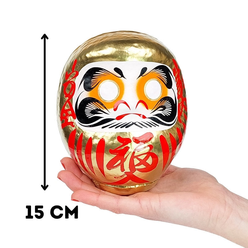 Grote gouden daruma - 15 cm