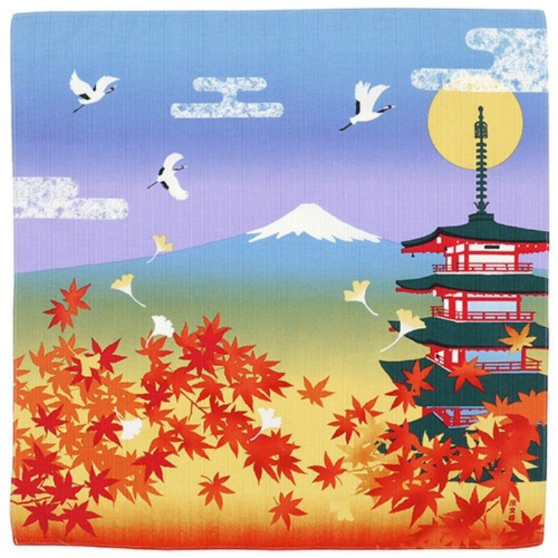 Furoshiki Doek - Herfst - 50x50 cm