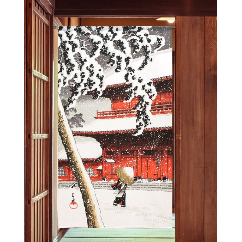 Noren Gordijn - Sneeuw