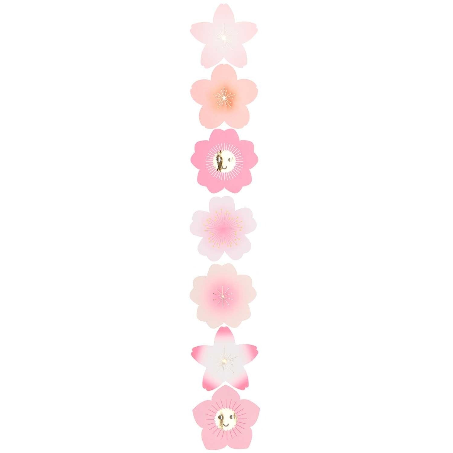 Sakura bloemen stickers