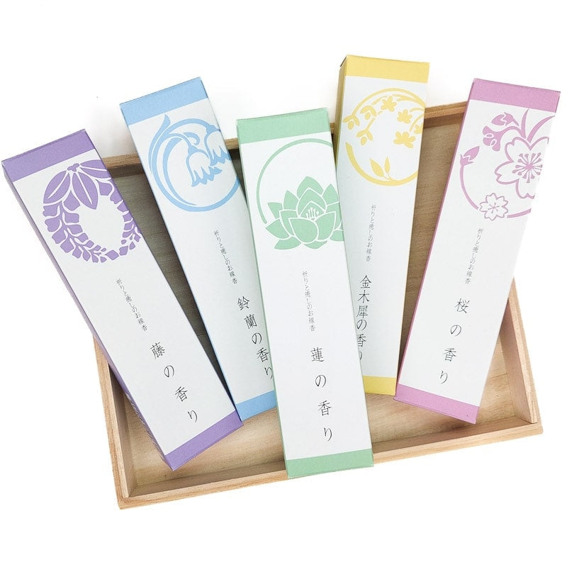 Natuurlijke Japanse wierook Gift Set