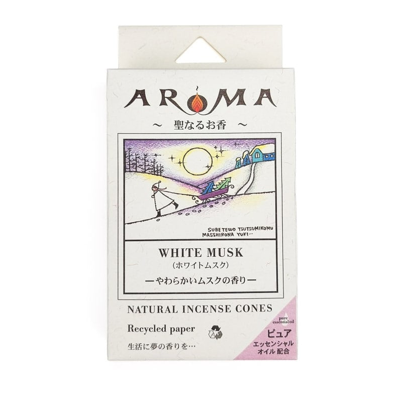 Witte Musk Wierook Kegel