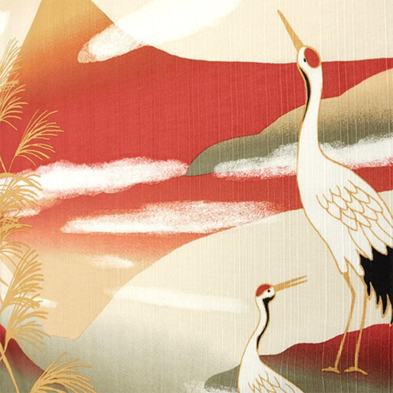 Furoshiki Kraan & Fuji - 50cm x 50cm