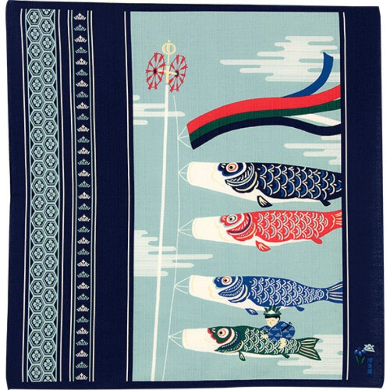 Japanse Furoshiki Koïnobori - 50cm x 50cm