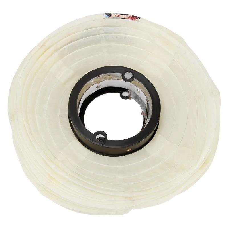Witte Japanse lantaarn - 25 cm
