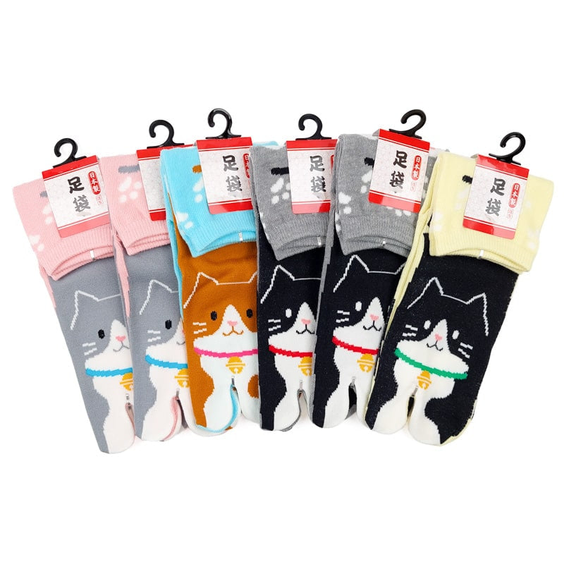 Set Tabi Neko Sokken - 6 paar - EU 36-40
