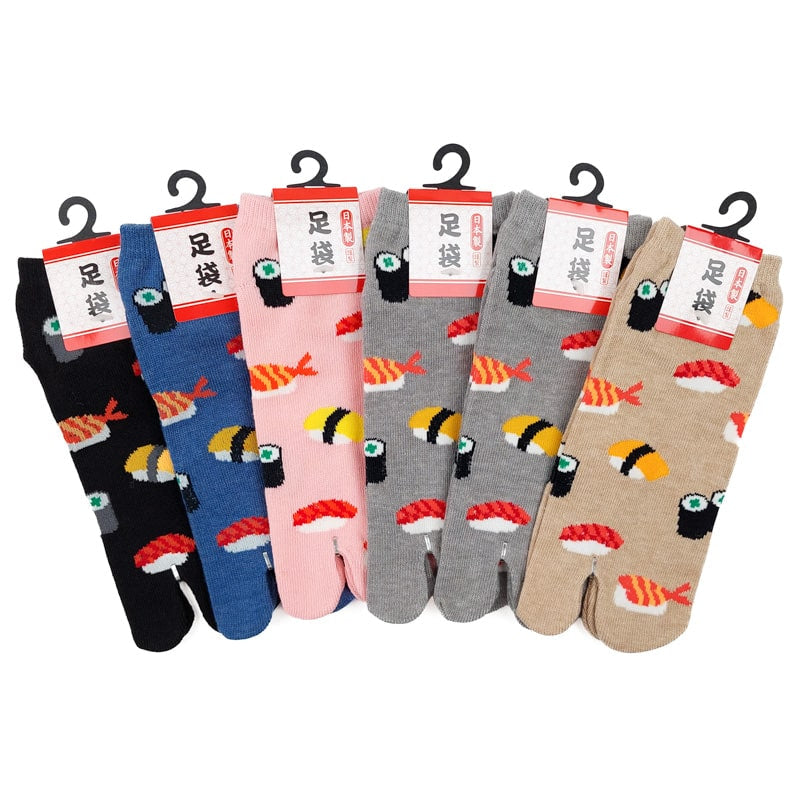 Set Tabi Sushi Sokken - 6 paar - EU 36-40