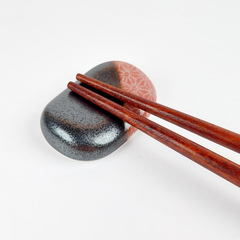 Eetstokjeshouder van keramiek Rood