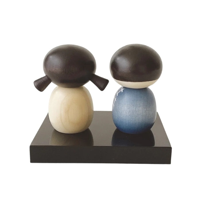 Vriendschap Kokeshi poppen