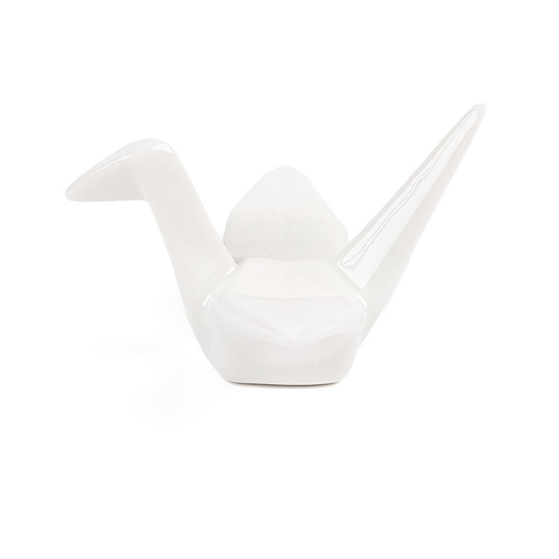 Origami witte eetstokjes steun