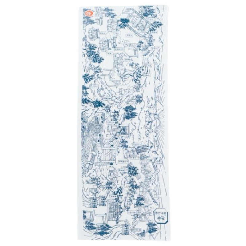 Tenugui Japans landschap