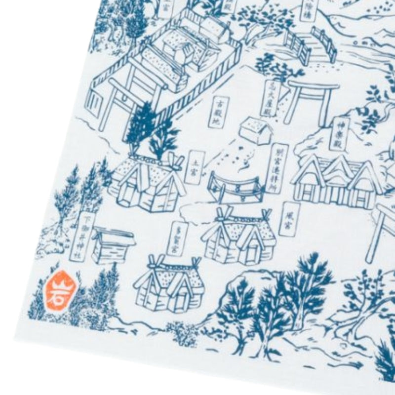 Tenugui Japans landschap