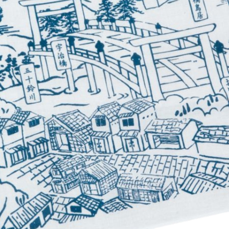 Tenugui Japans landschap