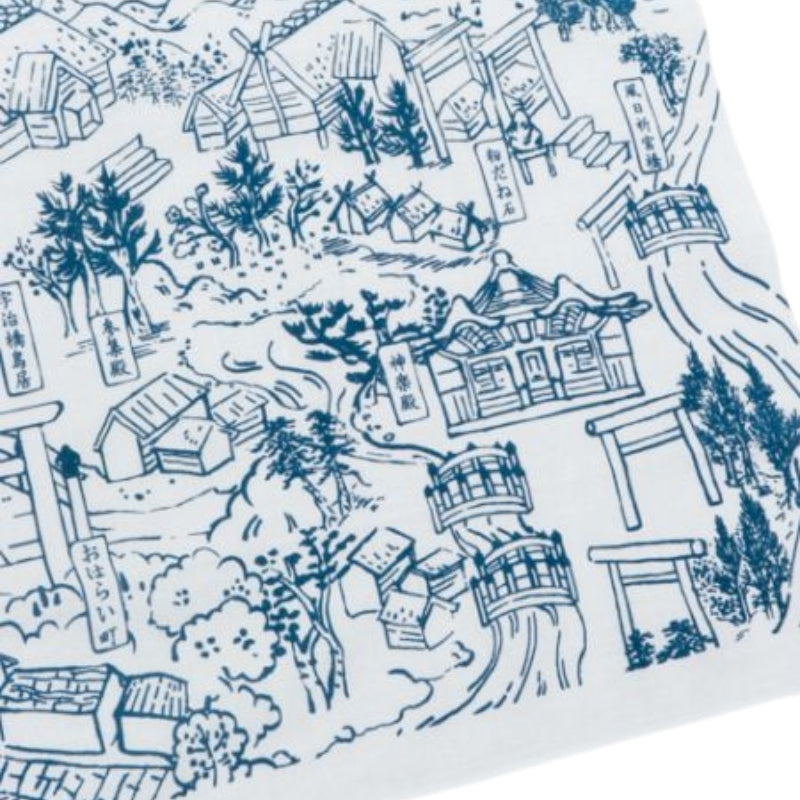 Tenugui Japans landschap