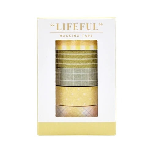 Geel washi tape