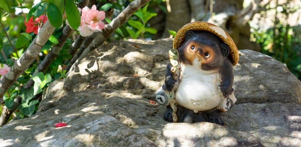 Japans gelukssymbool Tanuki