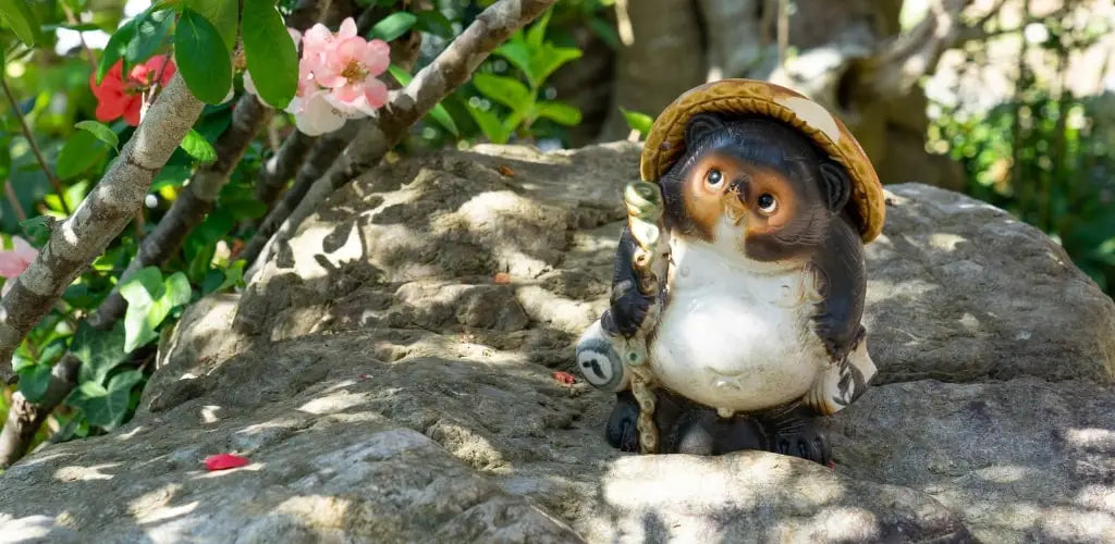 Japans gelukssymbool Tanuki