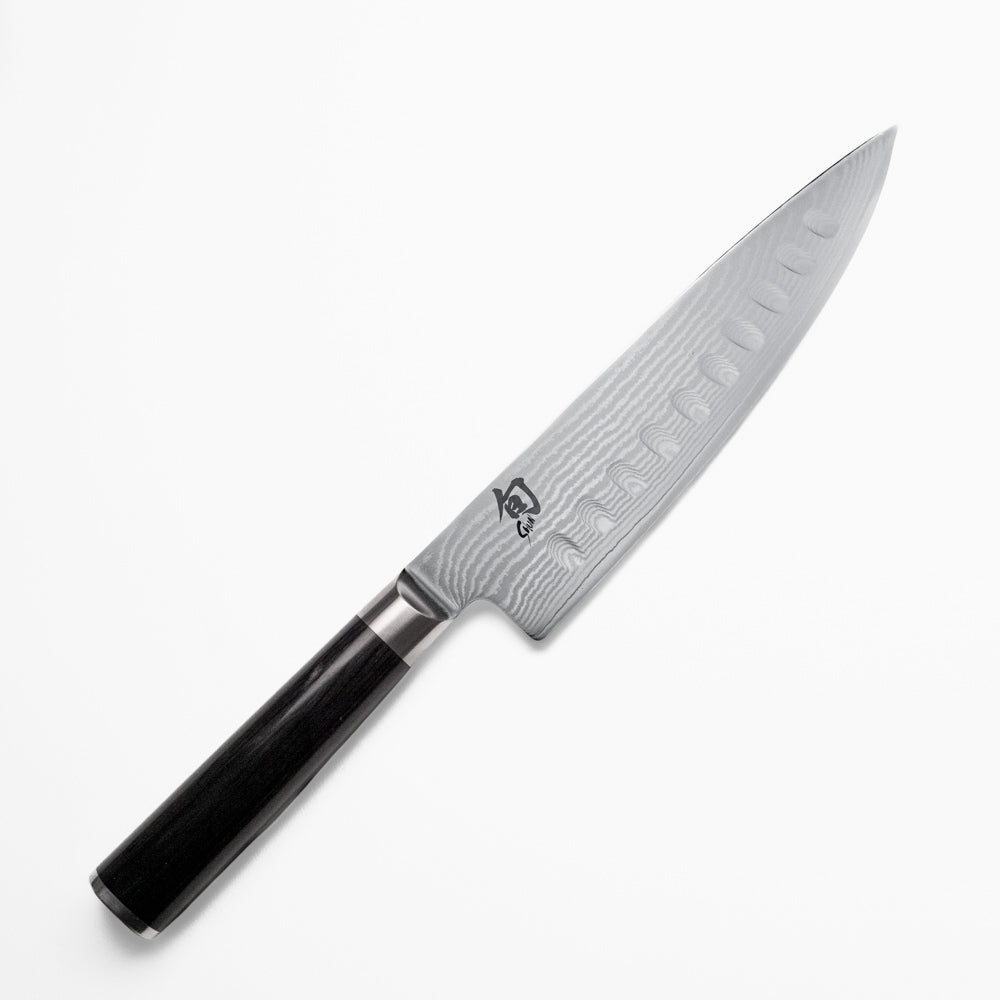 Shun Classic Koksmes – 20 cm - met Antikleefkuiltjes