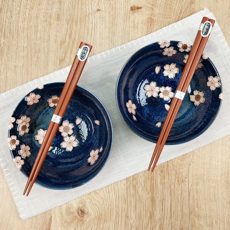 Set van 2 Japanse Kommen - Cherry Blossom