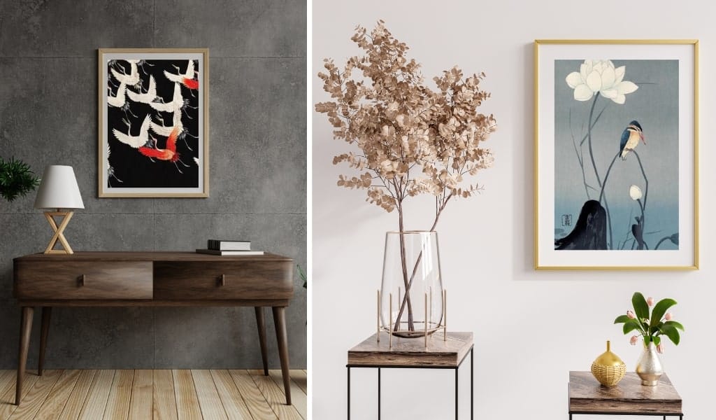 Japanse schilderij decoratie