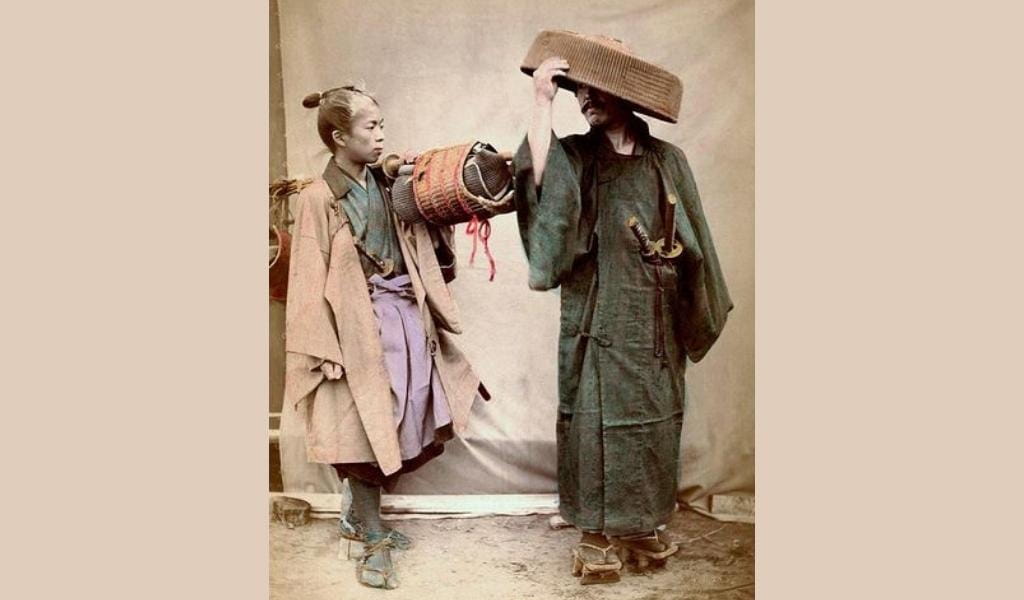 Samurai en Chugen bereiden zich voor op hun reis