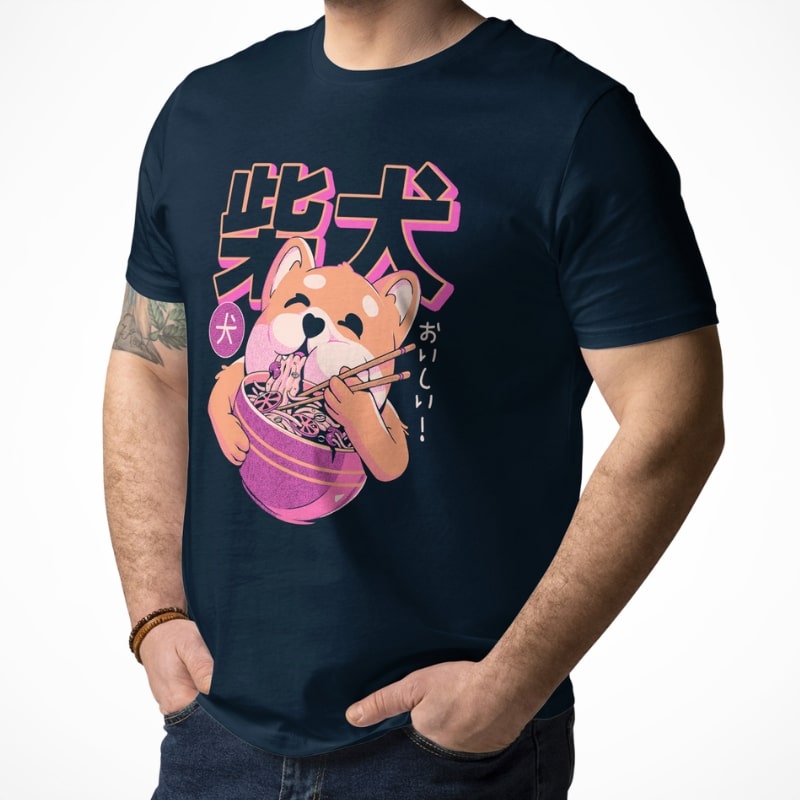 Japans T-Shirt - Shiba Noodle