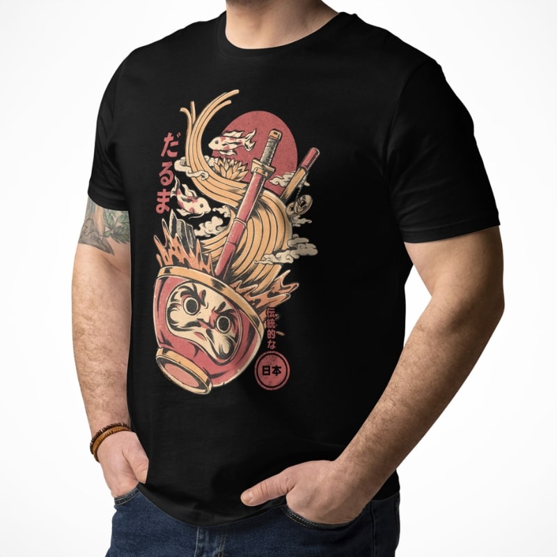 Japans T-Shirt - Daruma Ramen