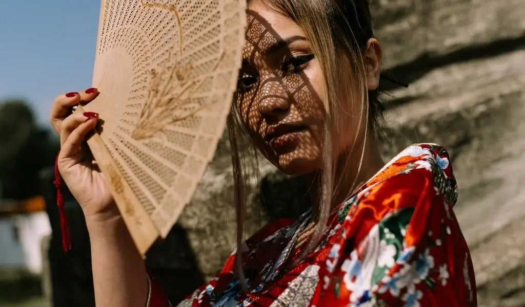 een waaier gebruiken